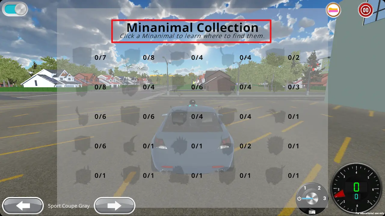 Acceleration City Minanimals collection